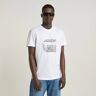 G-Star RAW Stitch Burger T-Shirt White Men L