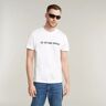 G-Star RAW Corporate Script Logo T-Shirt White Men S