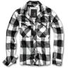 Brandit Check Camisa Preto Branco 7XL