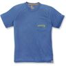 Carhartt Force T-shirt gráfico pesca Azul XL