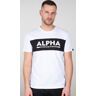 Alpha Inlay T-shirt Preto Branco 3XL