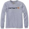 Carhartt EMEA Workwear Signature Graphic Core Logo Manga longa Cinzento L