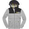 FC-Moto Faster-H Capuz zip-velo Preto Cinzento M