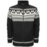 Brandit Norweger Zip Pullover Preto Branco XL