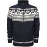 Brandit Norweger Zip Pullover Branco Azul S