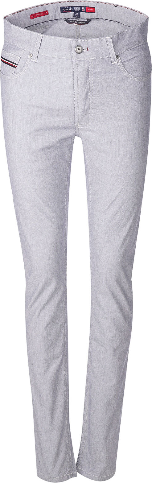 Lion of Porches Calça 5 Pocket Slim Fit Azul Indigo Claro