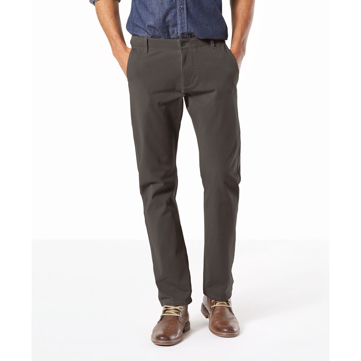 Dockers Chino slim tapered stretch Smart 360 Flex   antracite