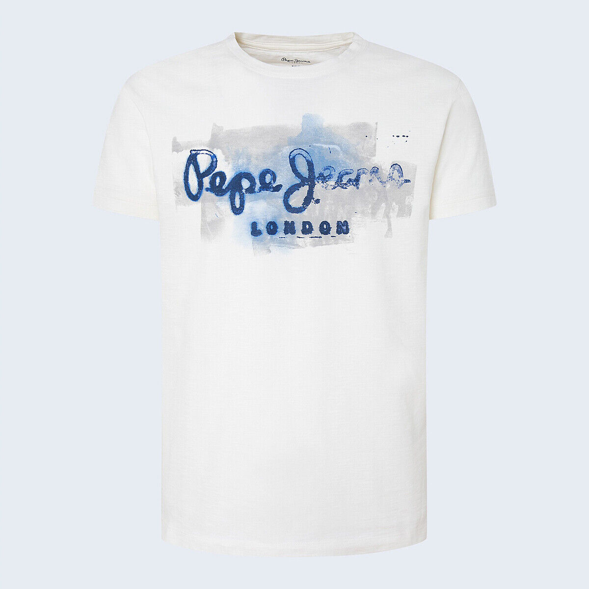 Pepe Jeans T-shirt com gola redonda, Golders   Branco