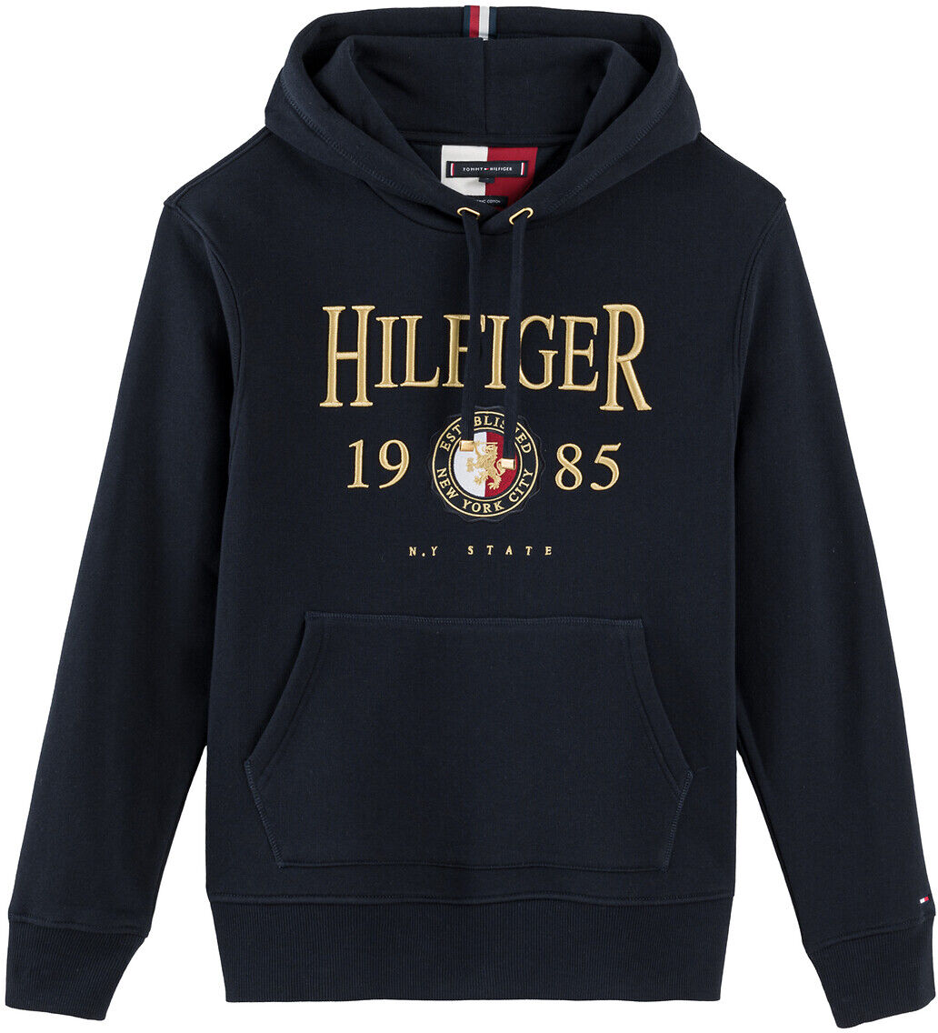 Tommy Hilfiger Sweat com capuz, Icon Crest   Marinho