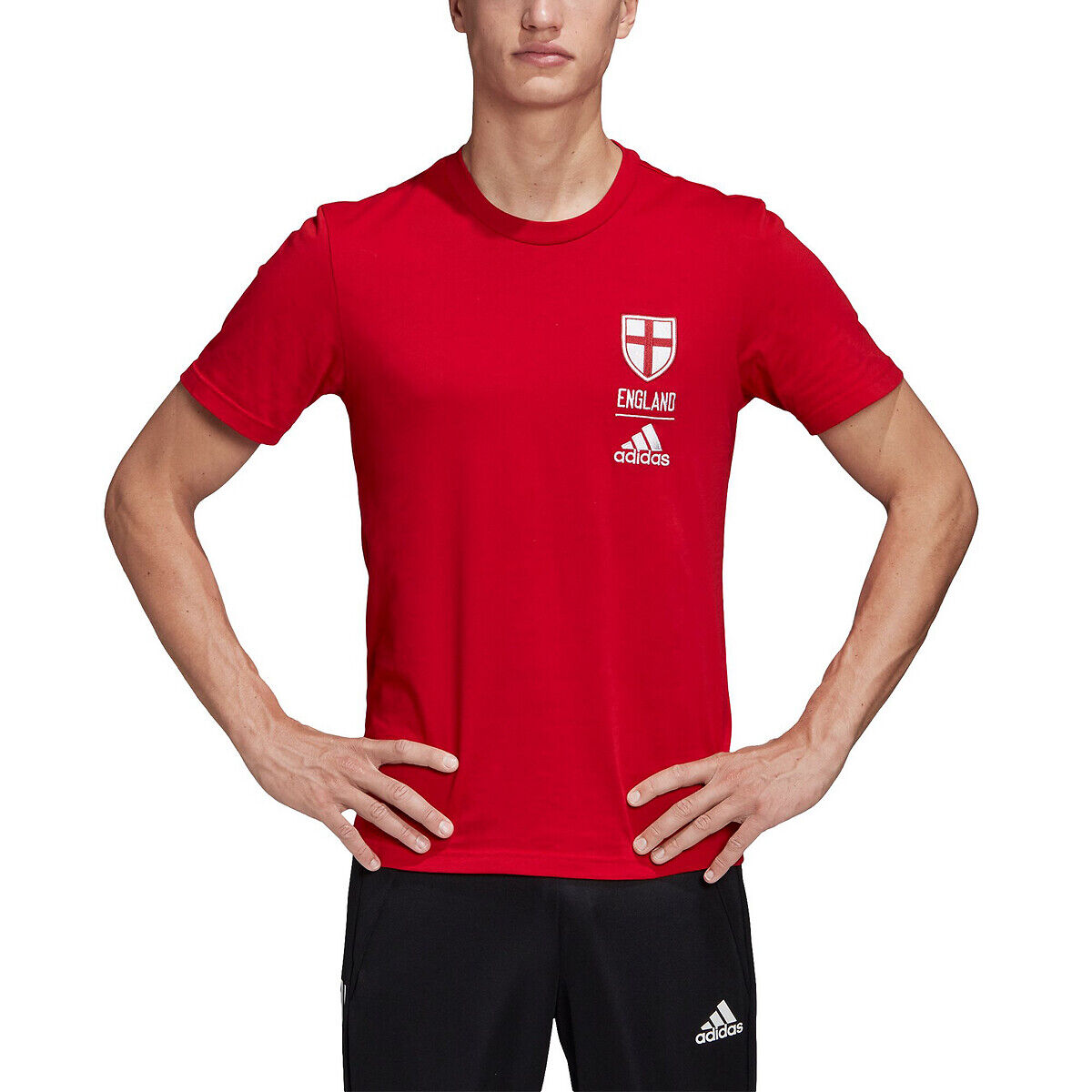Adidas Performance T-shirt de Inglaterra   Vermelho
