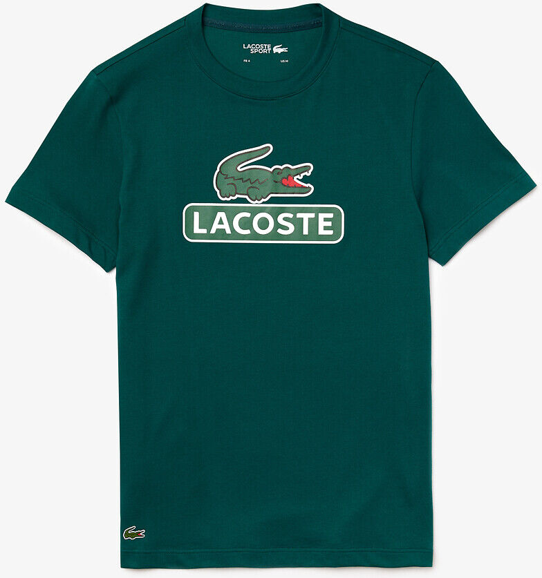 Lacoste T-shirt de gola redonda Lacoste Sport   Verde