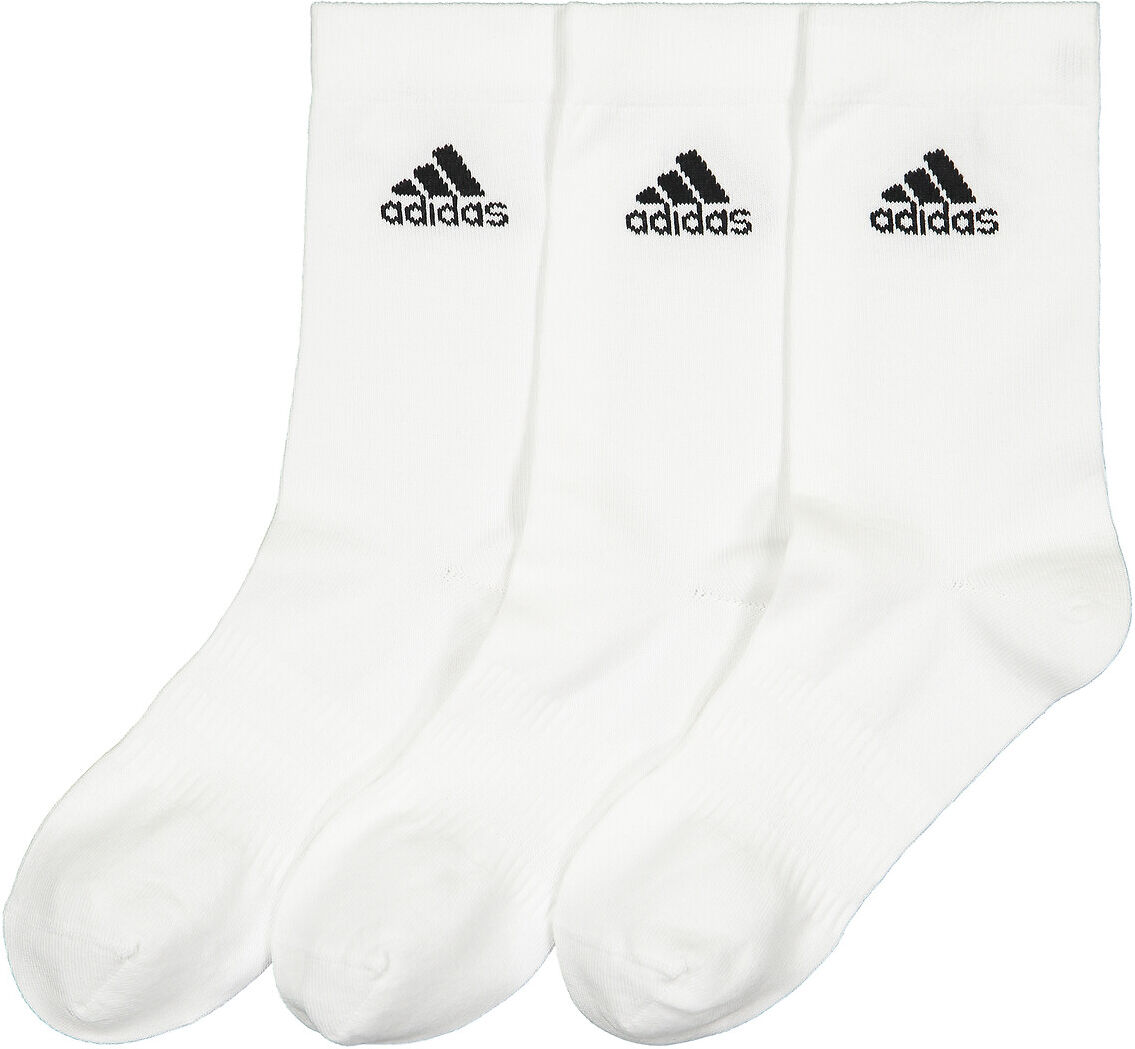 Adidas Performance Lote de 3 pares de meias altas   Branco