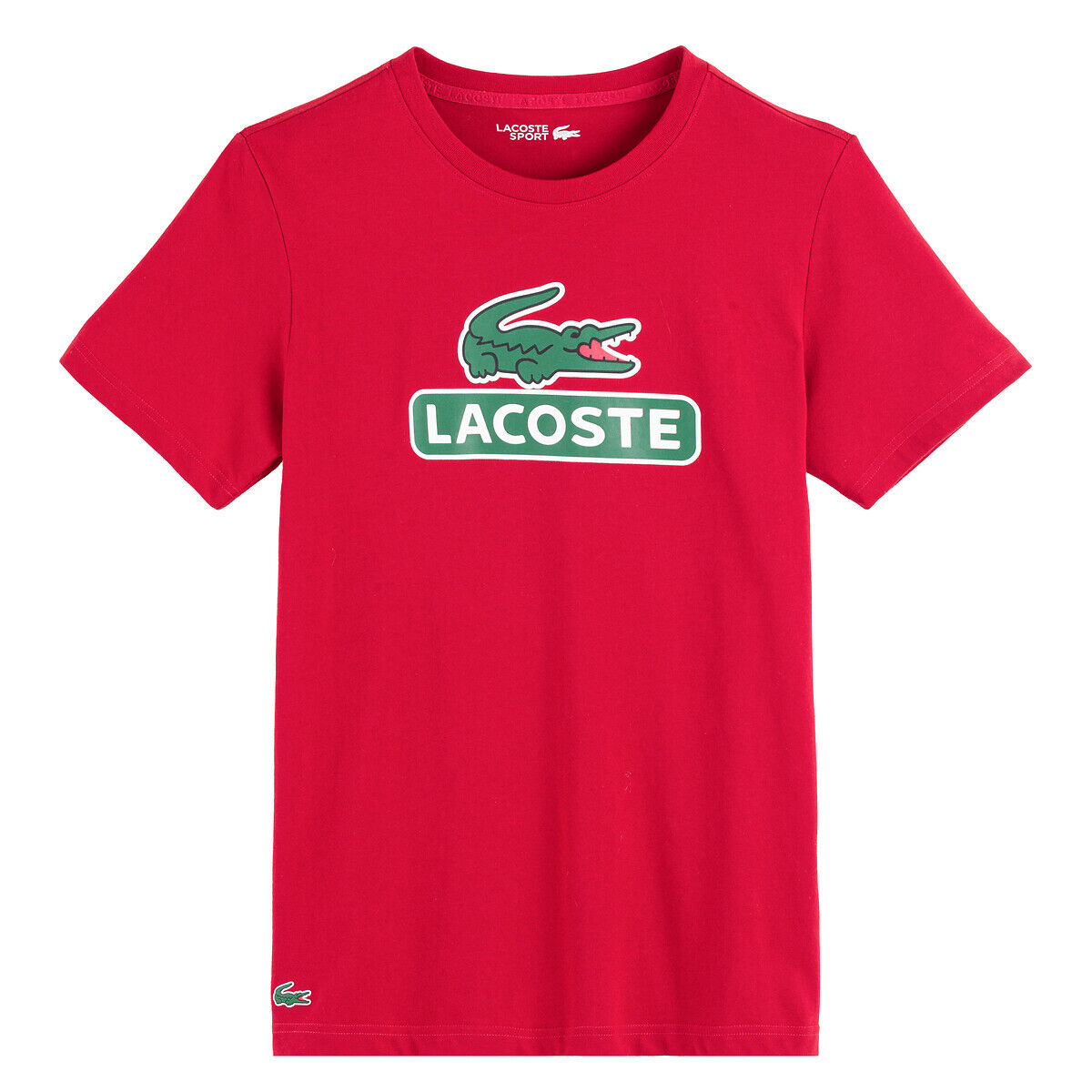 Lacoste T-shirt de gola redonda Lacoste Sport   Vermelho