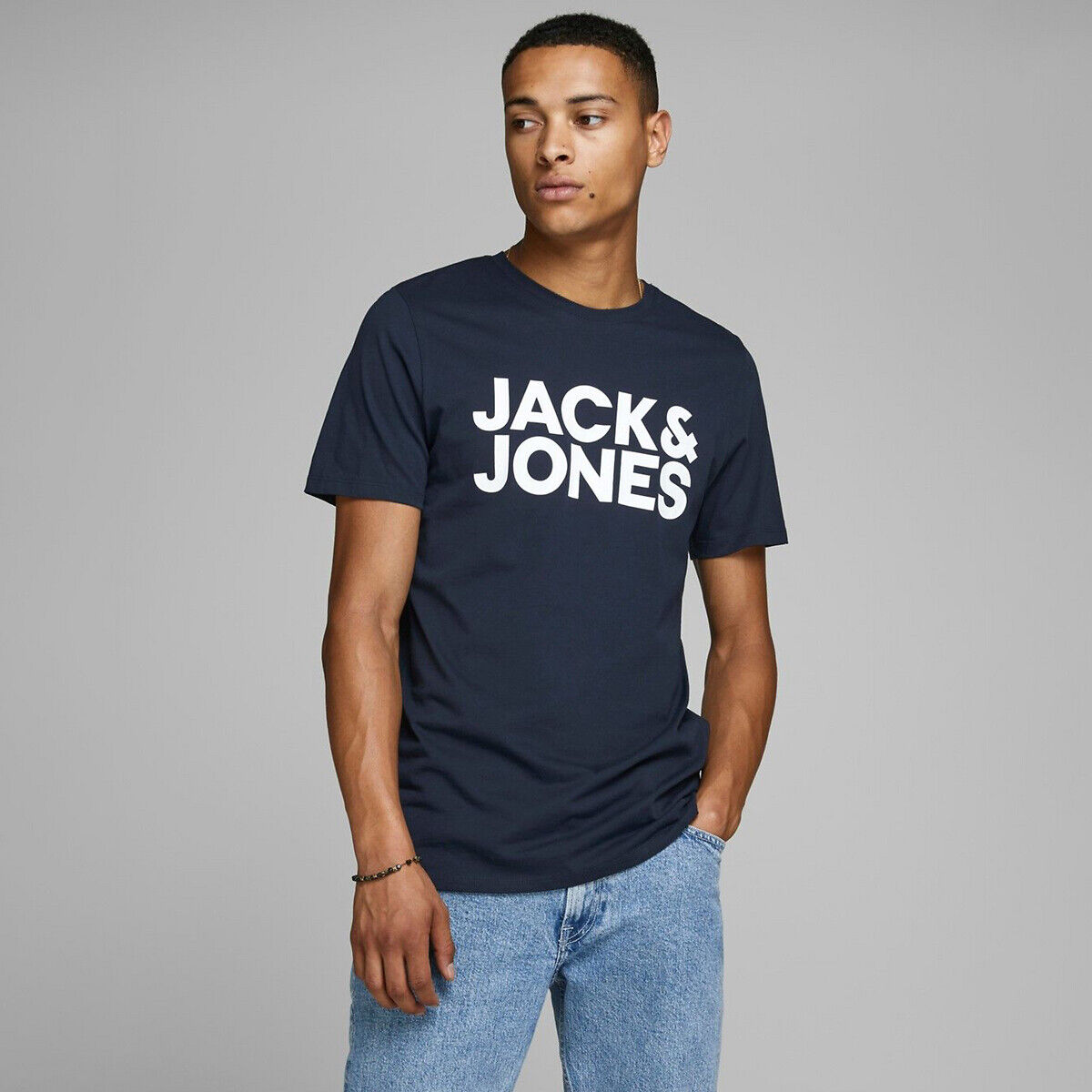 Jack & Jones T-shirt Corp Big Logo   Marinho