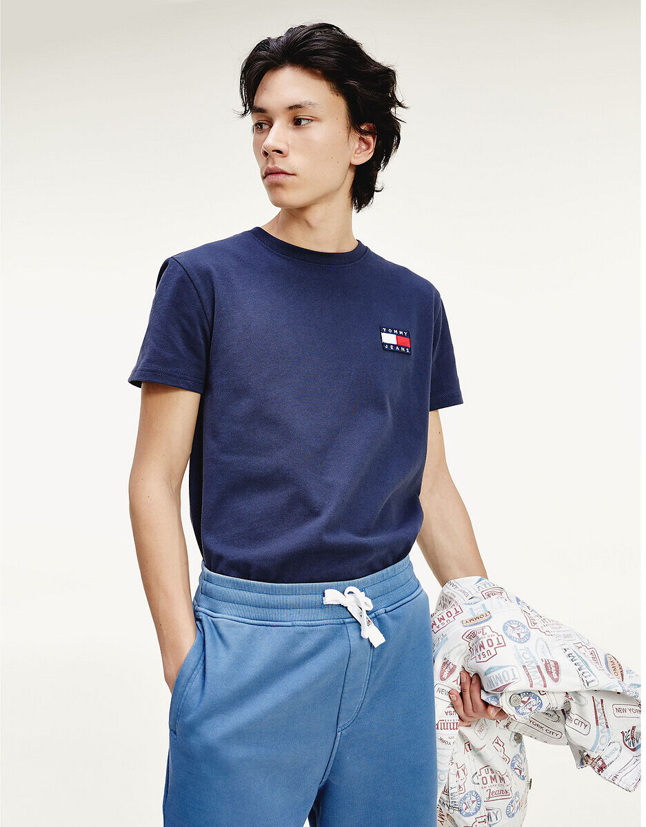 Tommy Jeans T-shirt com logótipo, Tommy Badge   Marinho