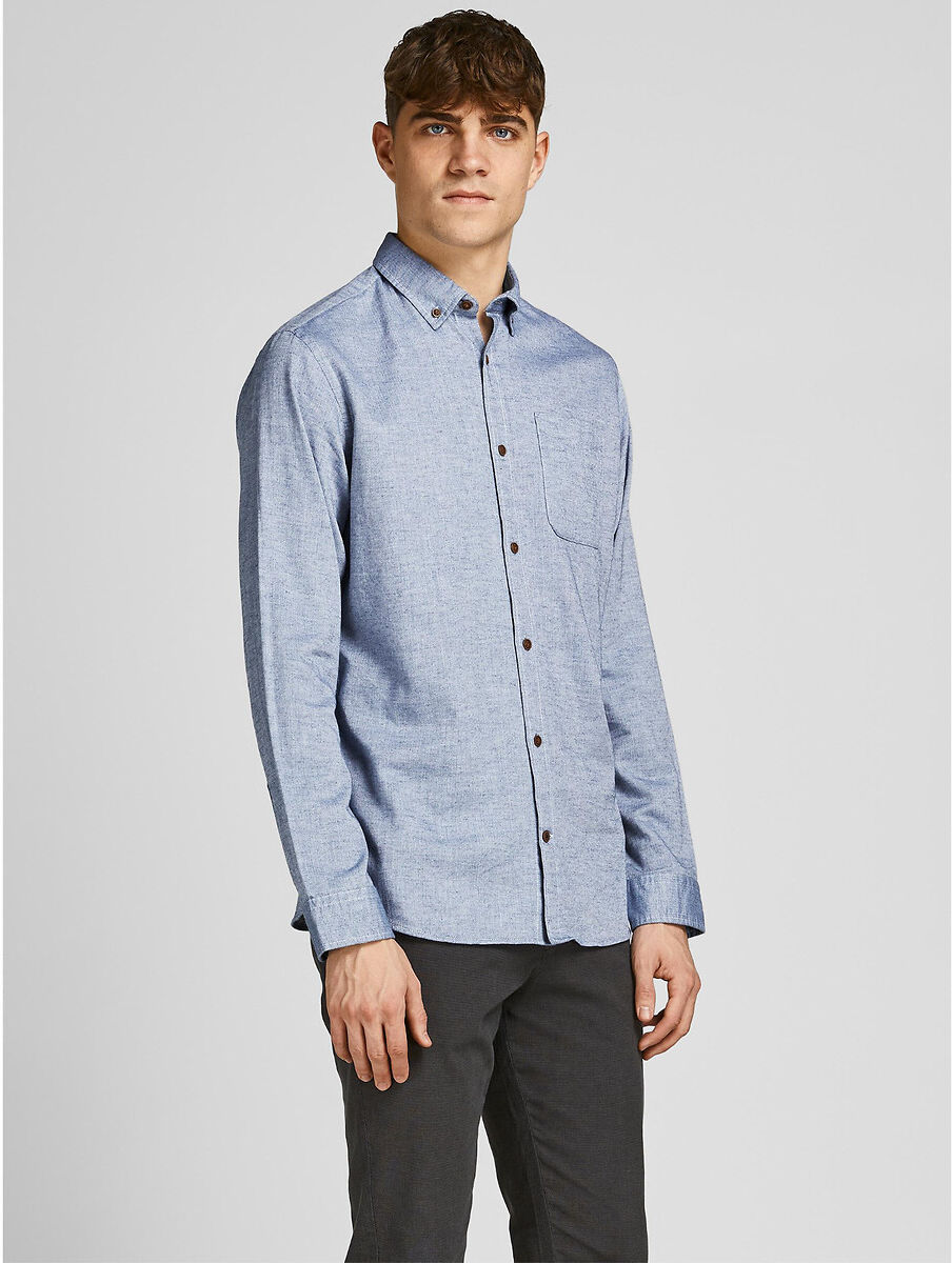 Jack & Jones Camisa slim Classic Spring   azul