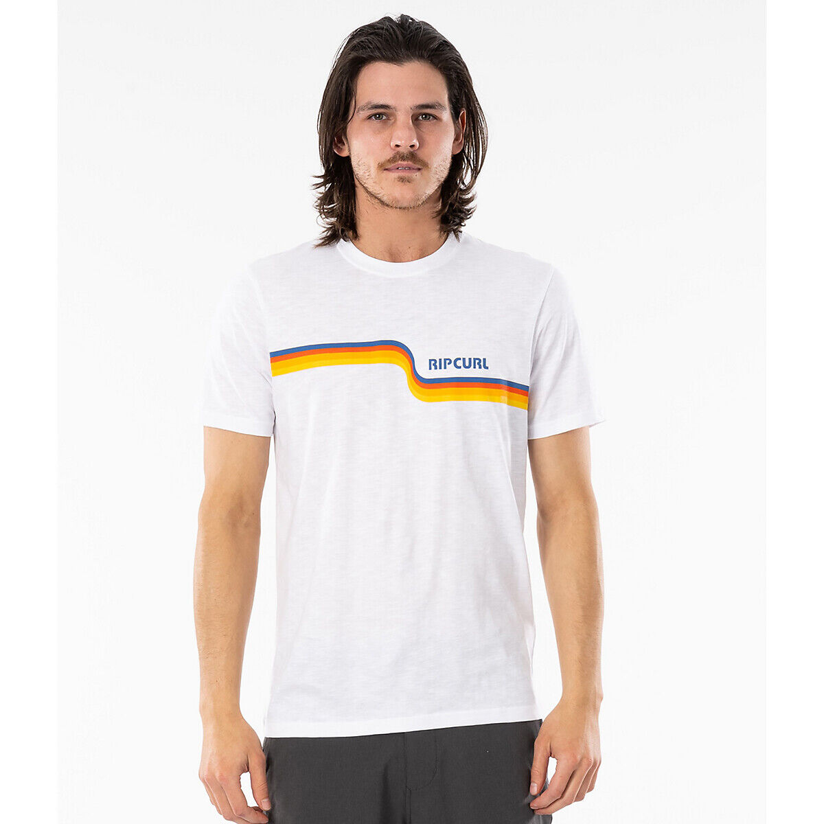 Rip Curl T-shirt de mangas curtas, Revival tee   Branco