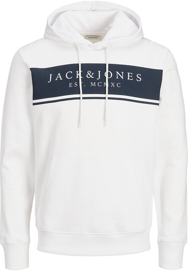 Jack & Jones Sweat com capuz, River   Branco