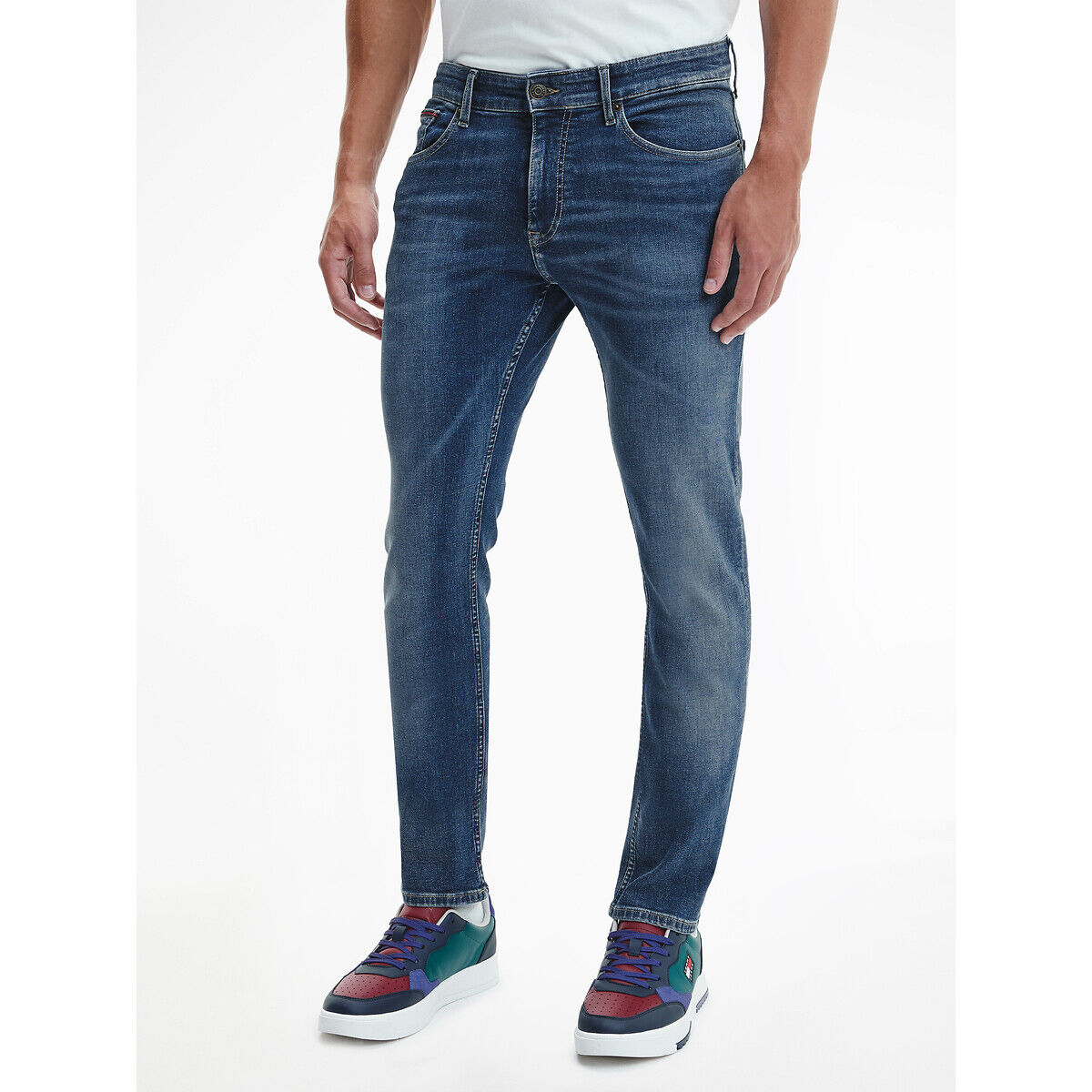 Tommy Jeans Jeans slim stretch, Scanton   azul-médio