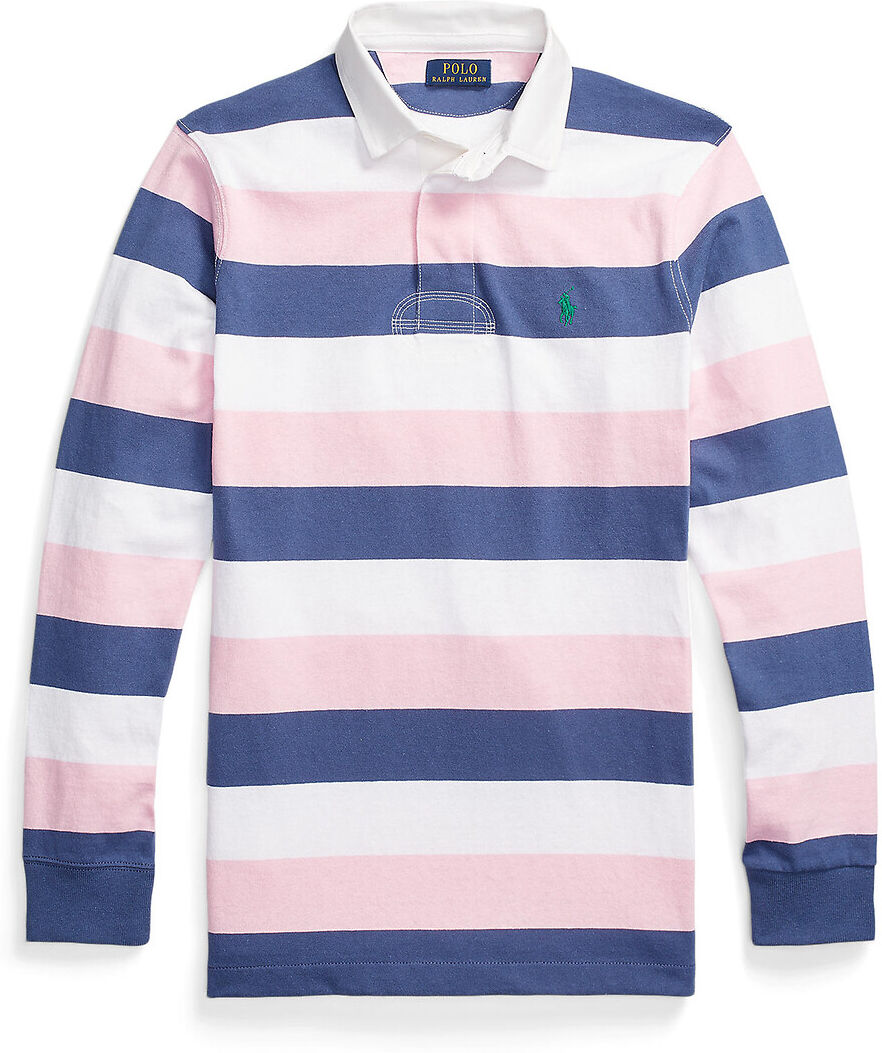 Polo Ralph Lauren Polo de mangas compridas, às riscas   azul/rosa