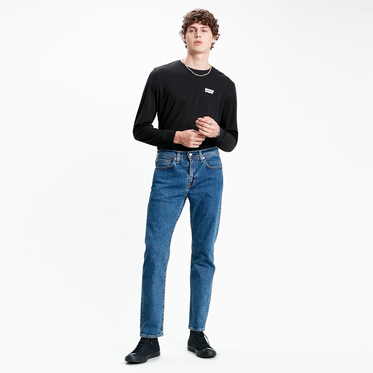 Levi's Jeans direitos, regular taper 502™   Azul-stonewash stretch