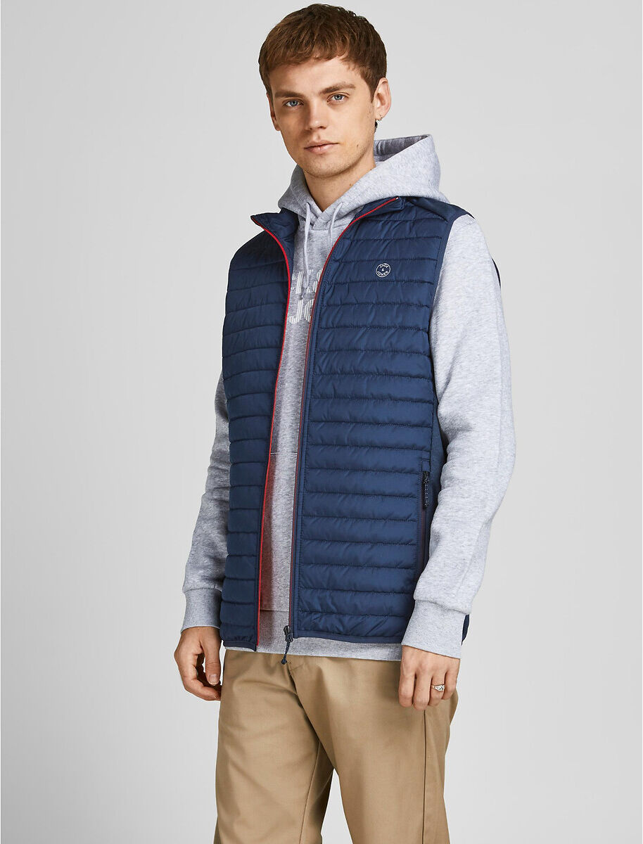 Jack & Jones Colete leve, Multi   Marinho