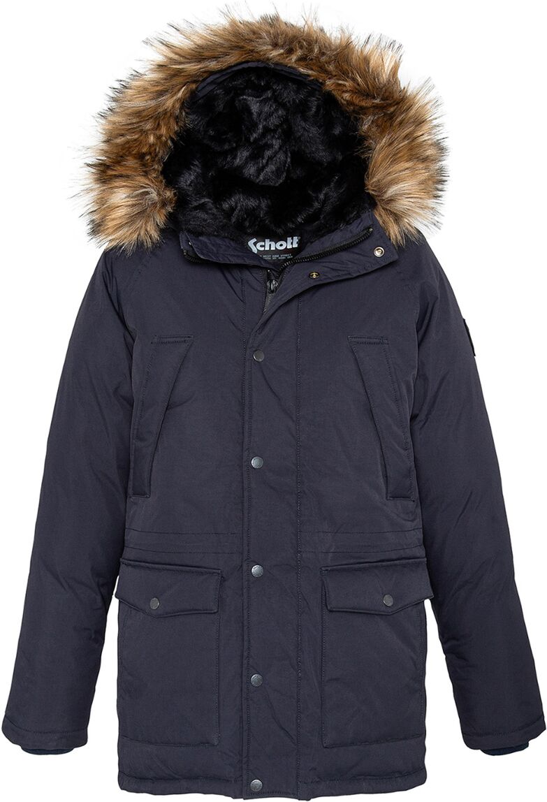 Schott Parka comprida com capuz ARTICA X   Preto