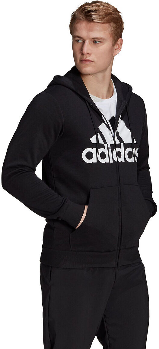 Adidas Performance Sweat com capuz, logótipo grande   Preto