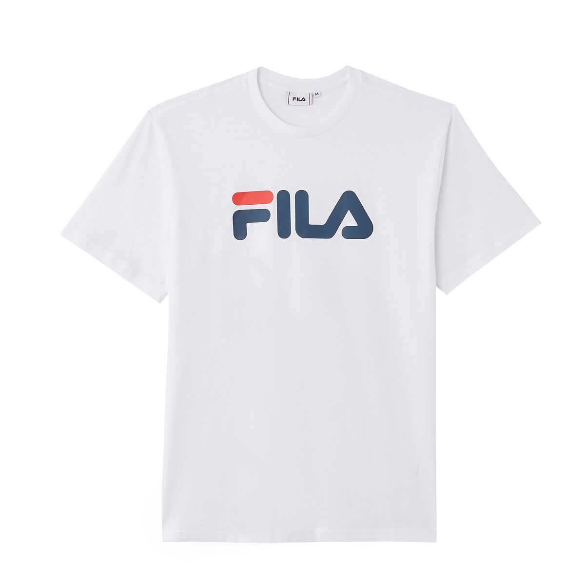 Fila T-shirt estampada, gola redonda   Branco