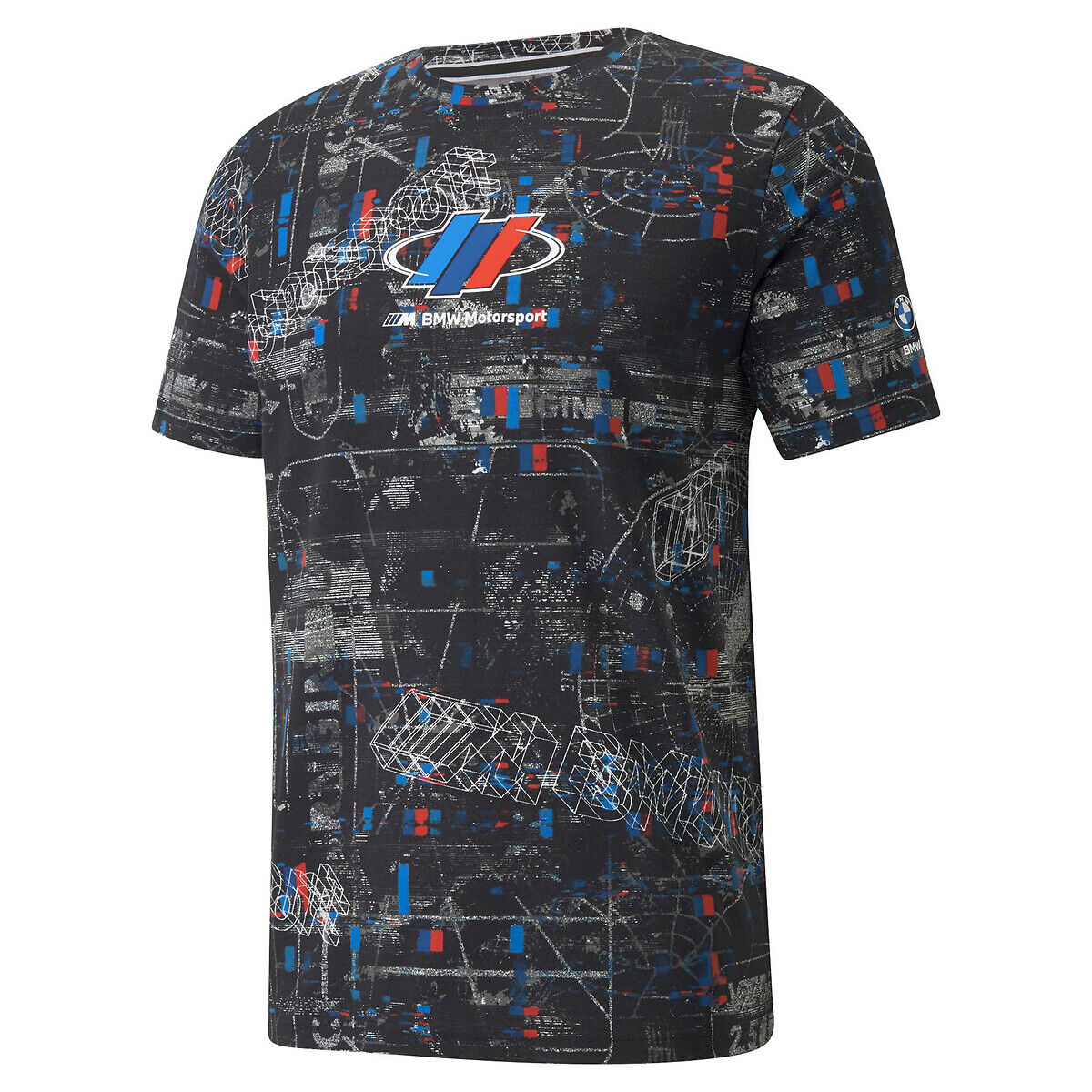 Puma T-shirt de mangas curtas motorsport BMW   Preto