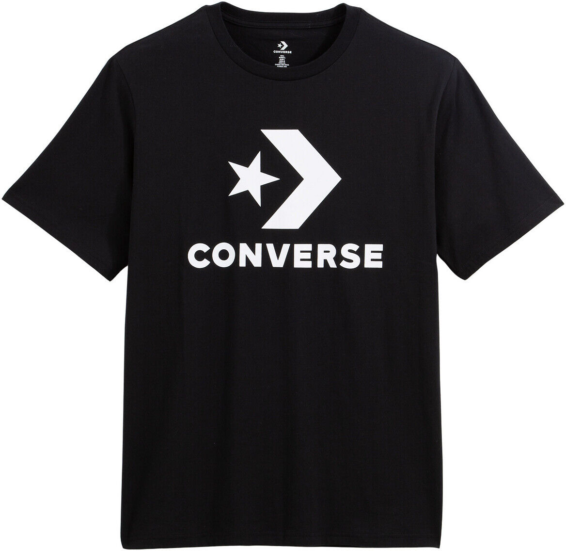 Converse T-shirt Star Chevron   Preto