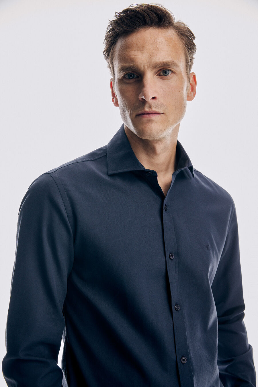 Pedro del Hierro Camisa lisa acabamento modal-tencel Pedro del Hierro