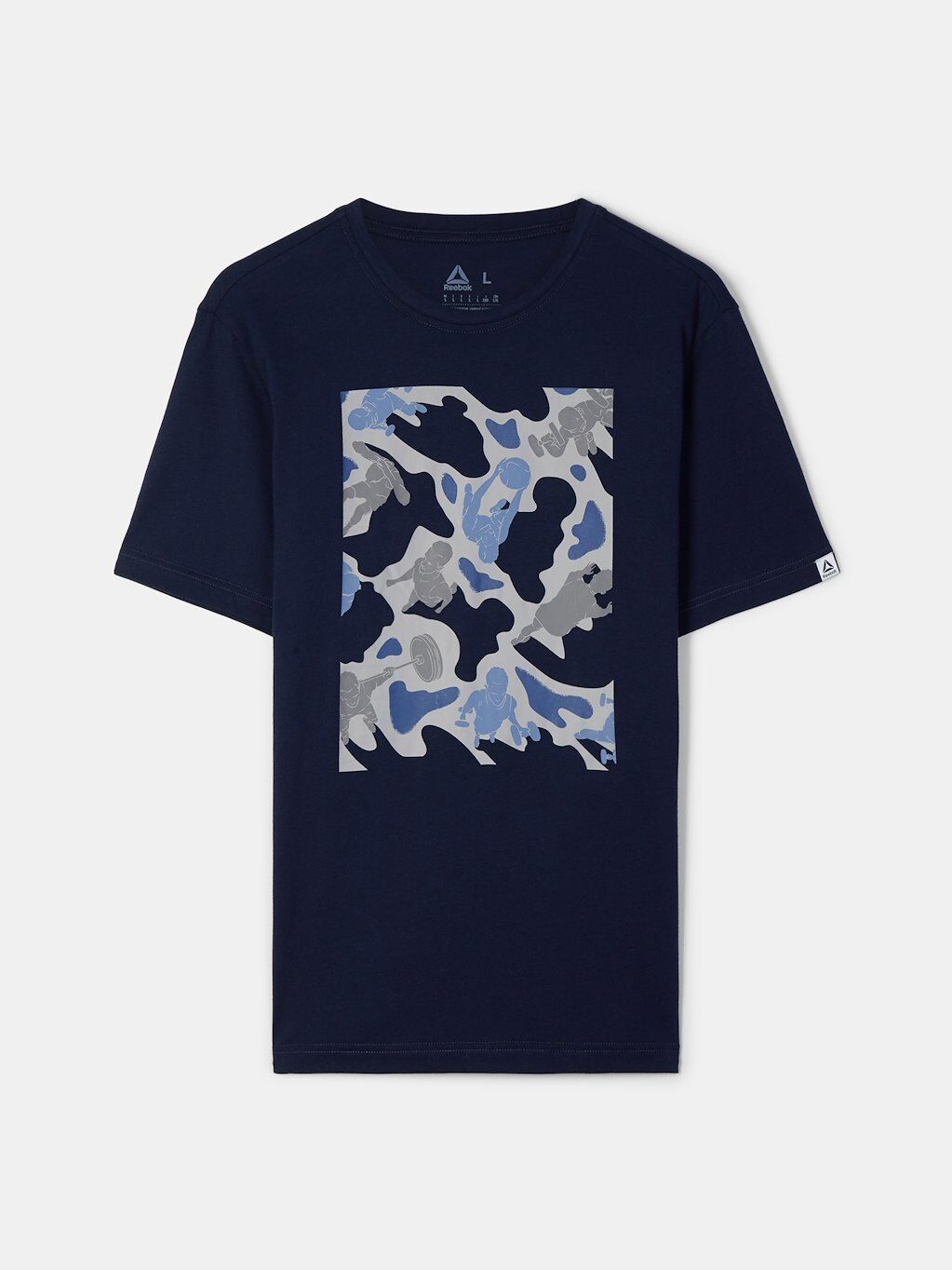 Reebok T-Shirts Reebok GS Training Camo - Azul - Homem