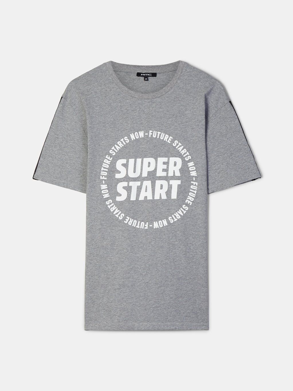 RMC T-Shirts RMC RMC501 - Cinza/Branco - Homem