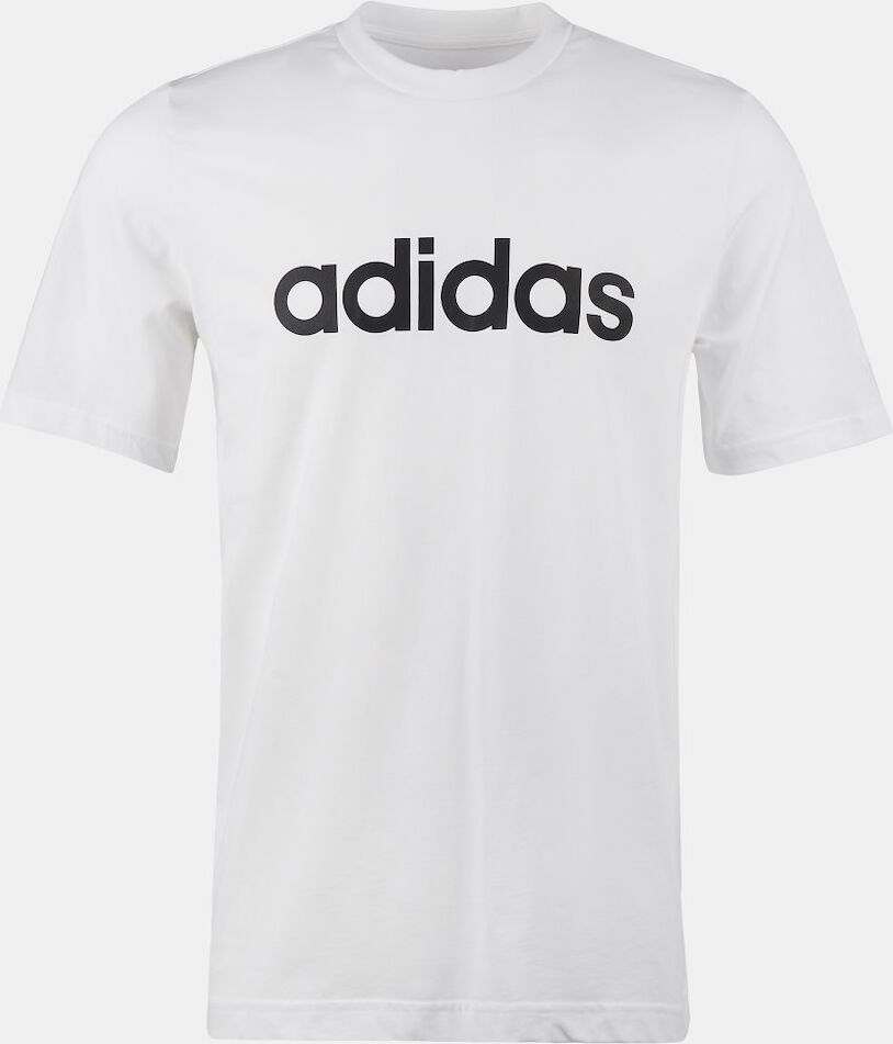 Adidas T-Shirts Adidas Essential Logo Linear - Branco/Preto - Homem