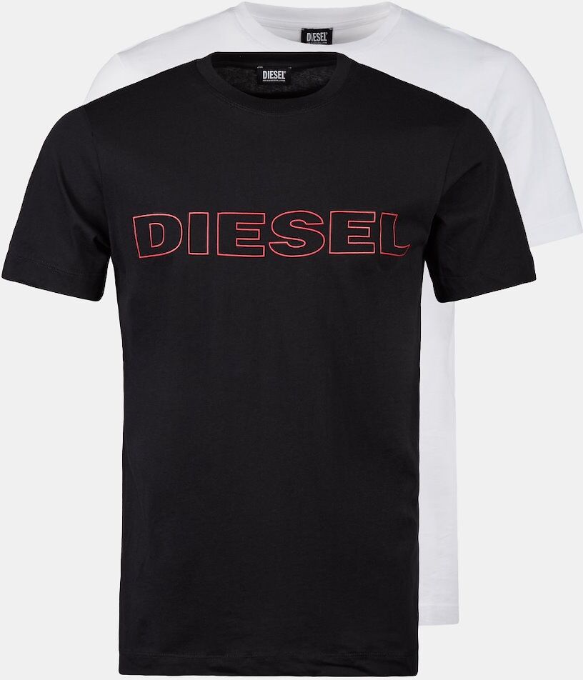 Diesel T-Shirts Diesel UMLT-Jake Twopack - Preto/Branco - Homem