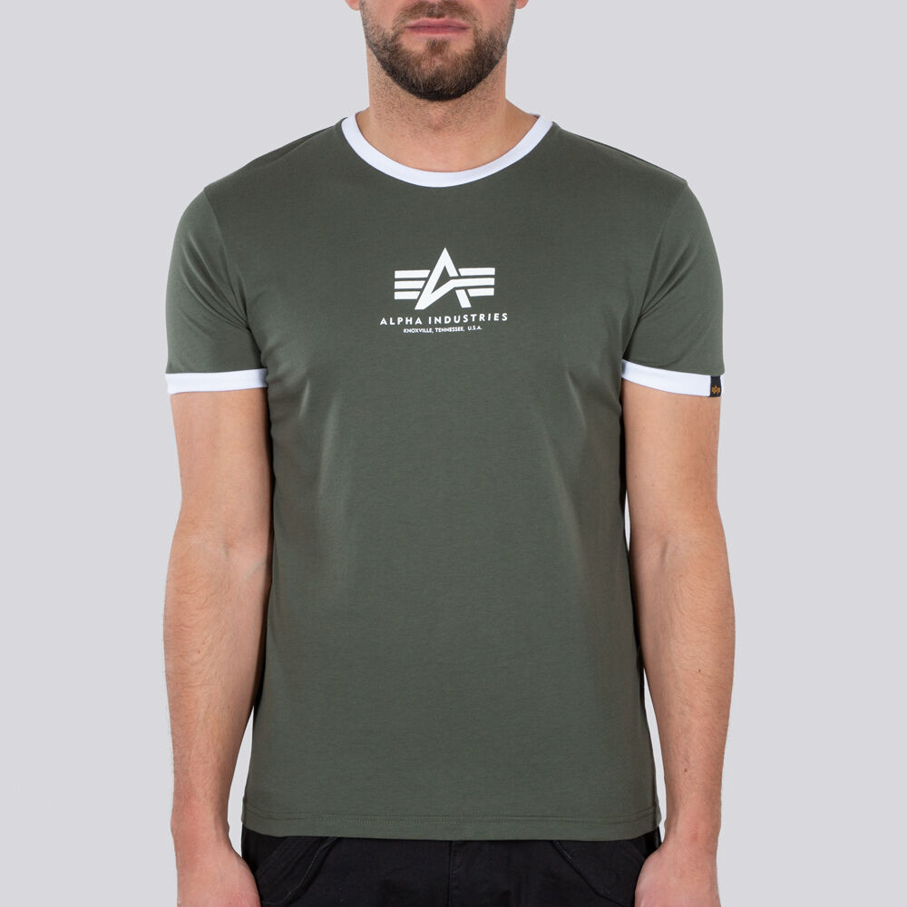 Alpha Basic T Contrast ML Camiseta