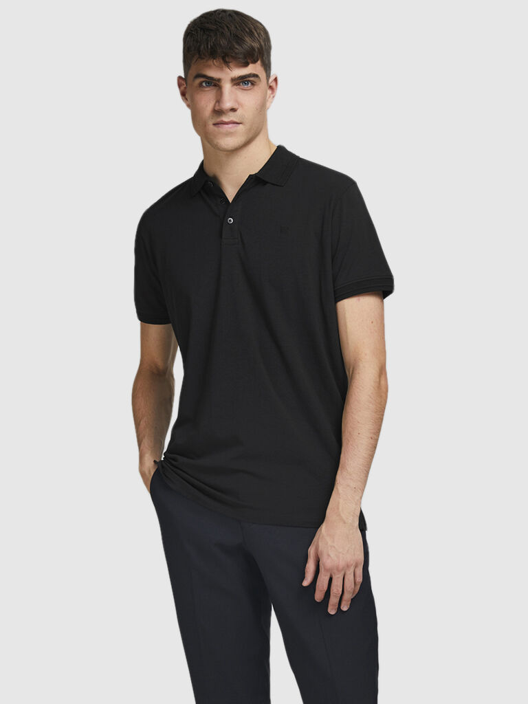 Jack & Jones Polo Homem Blalogo Jack Jones Preto