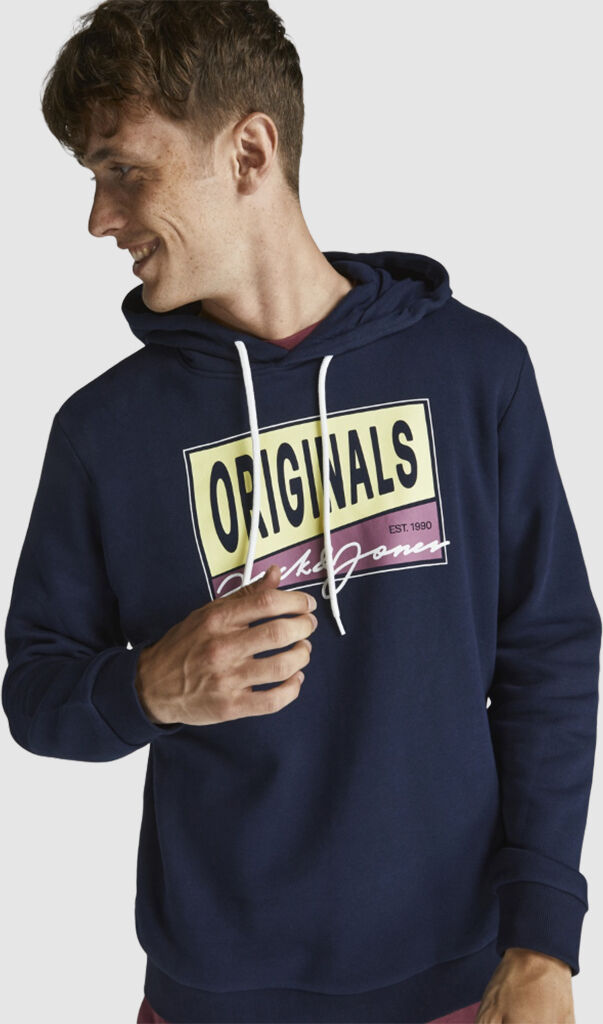 Jack & Jones Sweatshirt Homem Mason Jack Jones Azul marinho