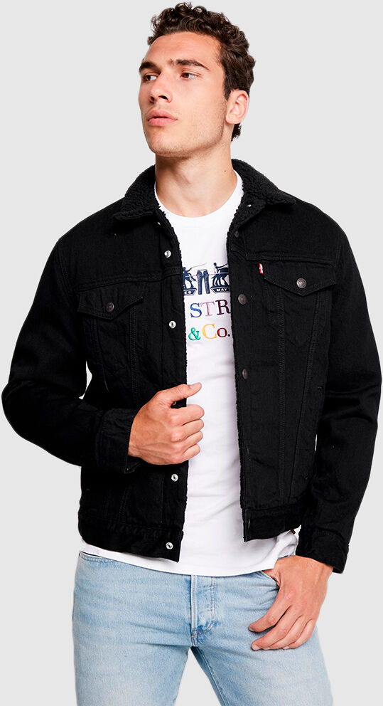 Levis Casaco Homem Type 3 Sherpa Levis Preto