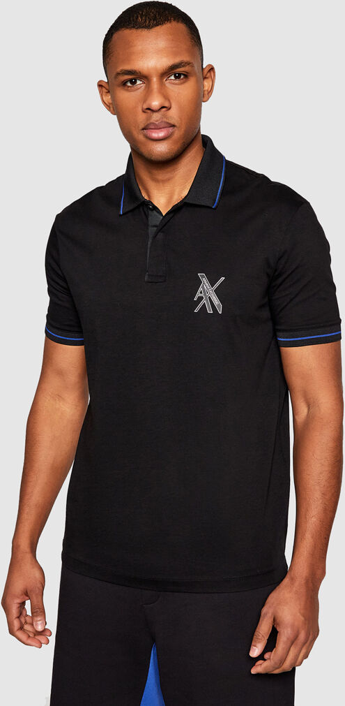 Armani Exchange Polo Homem Armani Exchange Preto