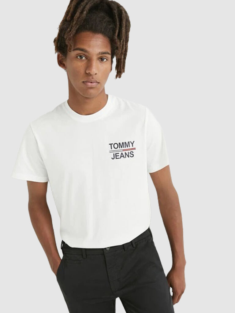 Tommy Jeans T-Shirt Homem Bold Tommy Jeans Branco