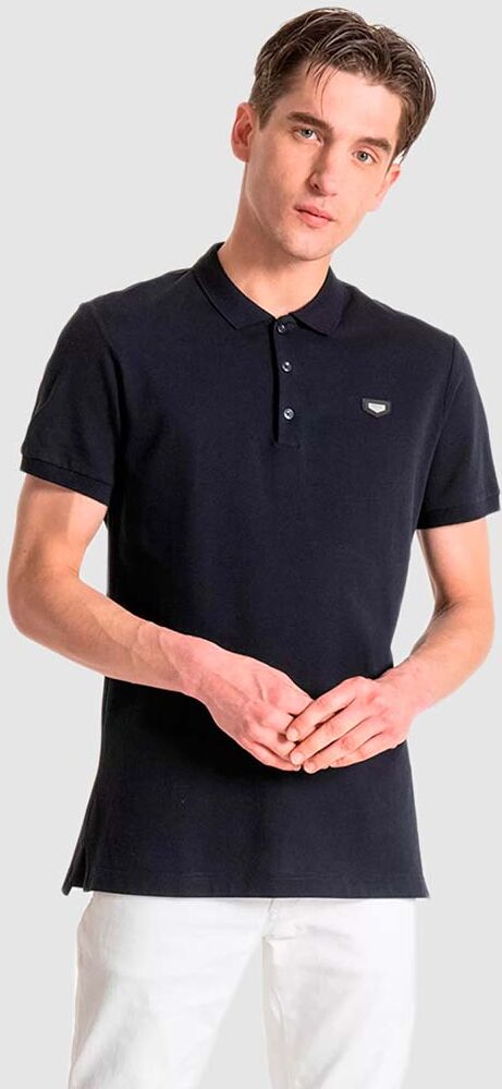 Antony Morato Polo Homem Basic Antony Morato Azul marinho