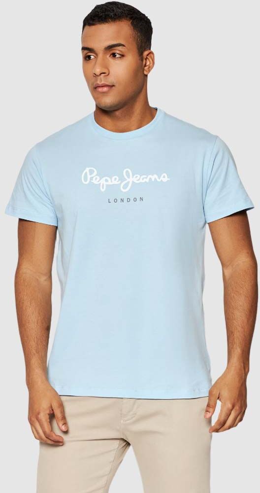 Pepe Jeans London T-Shirt Homem Eggo Pepe Jeans Azul