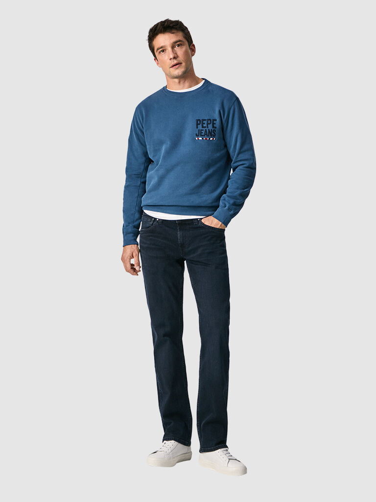 Pepe Jeans London Sweatshirt Homem Edison Pepe Jeans Azul marinho