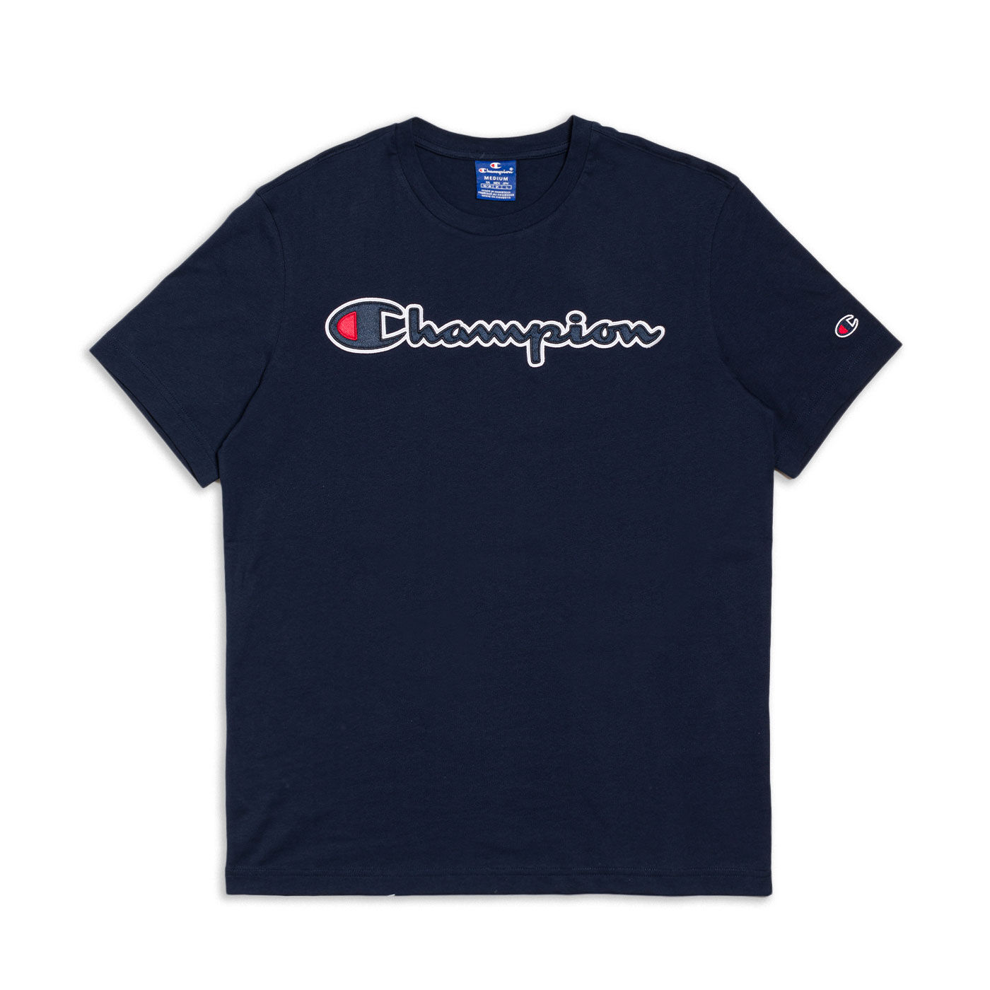 Champion Rochester Satin Script Logo Crew Neck T-shirt