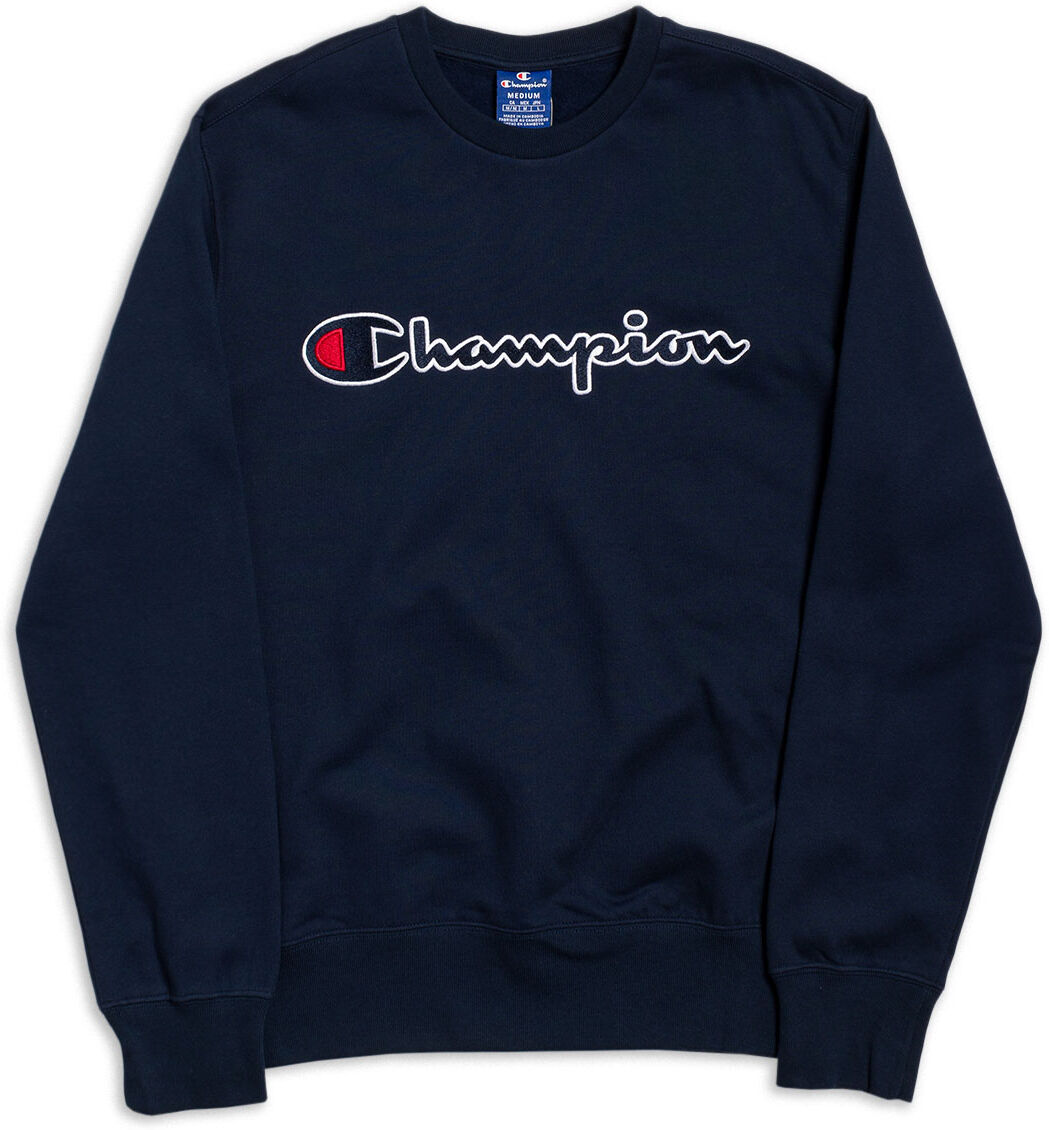 Champion Rochester Satin Stitch Script Logo Fleece Sweatshirt