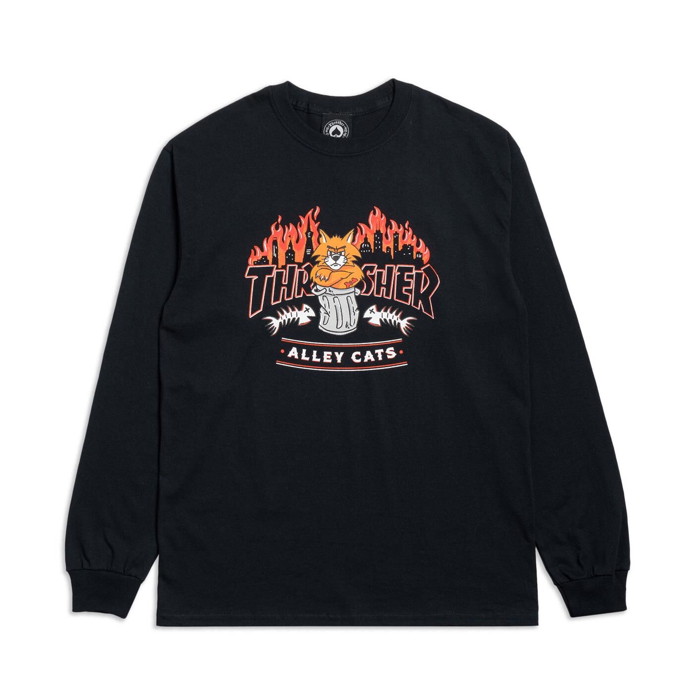 Thrasher Alley Cats Ls T-shirt