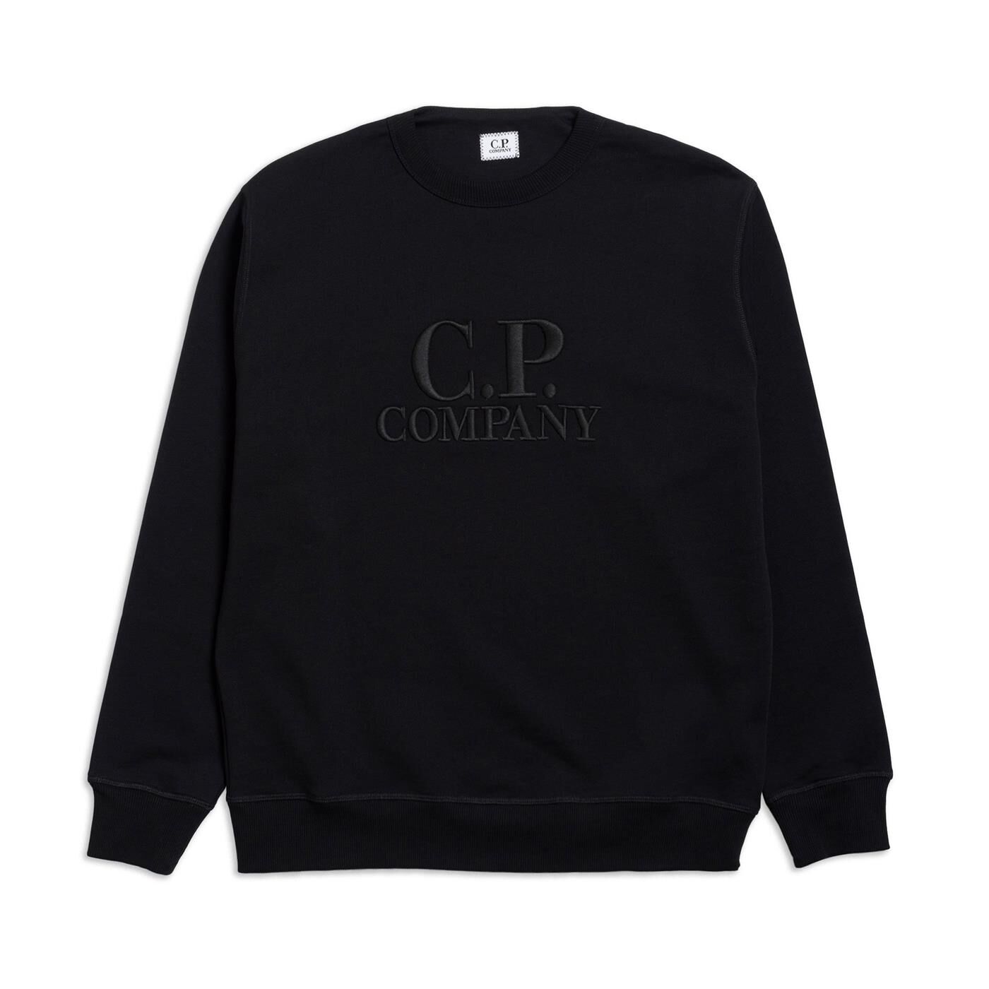C.p. Company Diagonal Fleece Logo Sweatshirt