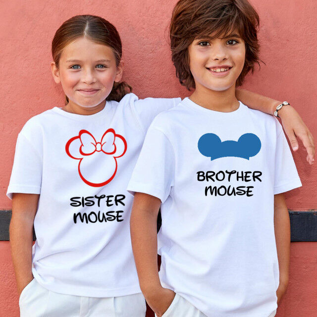 Brother Set Imprimeu Tricouri - Brother and sister mouse (Disney)